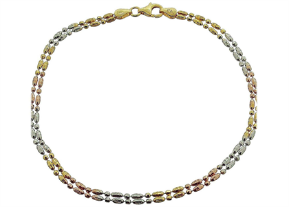 3 Tone Plated | Fashion Anklets